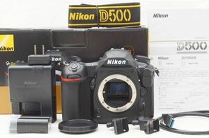 ☆極上美品☆ Nikon ニコン D500 ボディ 元箱 付属品 Shot数 僅か 4,600枚前後！ ♯24012003