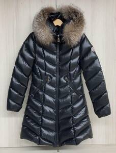 MONCLER モンクレール FULMARUS ダウンコート ロングダウンジャケット [G20931C00057‐C0065] ブラック 黒 ファー着脱可 レディース [0]