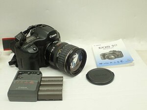 Canon キヤノン デジタル一眼レフカメラ EOS 5D ボディ + ZOOM LENS EF EF 28-135mm 3.5-5.6 IS レンズ 説明書付き ¶ 6E77C-2