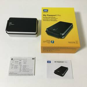 ★動作確認済★Western Digital WD My Passport Pro 4TB Thunderbolt ポータブルハードディスク HDD WDBRNB0040DBK