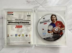 美品 中古 KONAMI PS3 ソフト Winning Eleven 2009 ウイニングイレブン 起動 動作確認済み コナミ ゲームソフト 人気 サッカー 付属品 完備