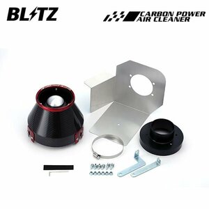 BLITZ ブリッツ カーボンパワーエアクリーナー シビック FD2 H19.3～H20.9 K20A タイプR 35125