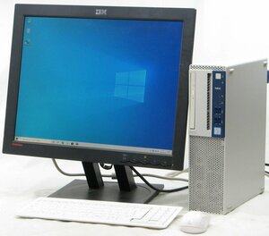 NEC Mate PC-MKM34BZG1 ■ 20インチ 液晶セット ■ i5-7500/DVDROM/DisplayPort/省スペース/第7世代/Windows10 デスクトップ