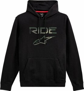 Lサイズ - ブラック - ALPINESTARS アルパインスターズ Ride 2.0 フーディー/パーカー