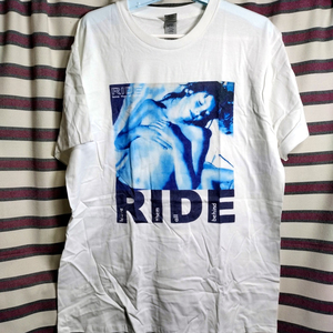 RIDE ライド leave them all behind BIGプリントTシャツ ◇ Lサイズ ◆送料無料/新品 バンドTee oasis radiohead マイブラ
