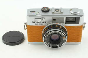 [美品　整備済] オーカー色　オリンパス 35 RC レンジファインダーカメラ 42mm f2.8 露出計不良 #1050