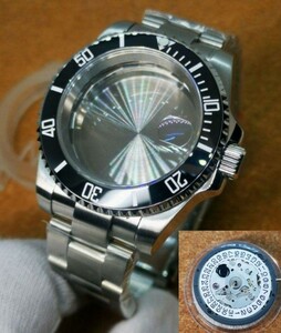腕時計 ケース NH35 NH36 NH34 7S26 7S36 4R36 対応 ウォッチ ダイバーズ ダイバーズウォッチ 腕時計ケース 腕時計修理 サファイアガラス
