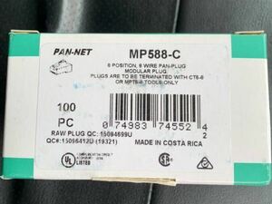 PANDUIT MP 588-C モジュラープラグ RJ45 LAN コネクタ cat5e 