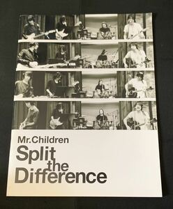 Mr.Children Split The Difference パンフレット　ミスチル　ミスターチルドレン