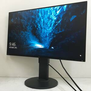 ☆【良品】EIZO FlexScan EV2750-BK ワイド液晶モニター 27インチ WQHD（2560x1440）DVIx1/HDMIx1/Displayportx1 動作品