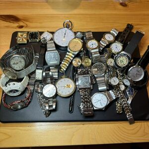 【1円スタート】 ジャンク腕時計 まとめ売り SEIKO CITIZEN ORIENT QUARTZ 機械式 