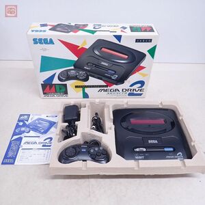 1円〜 動作品 シリアル一致 MD2 メガドライブ2 本体 HAA-2502 MEGA DRIVE 2 セガ SEGA 箱説付【20