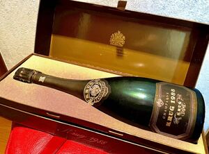 希少　箱付き Louis Vuitton KRUG クリュッグ 1988 ルイ・ヴィトン　ルイヴィトン　シャンパン 古酒 未開栓　　CHAMPAGNE シャンパーニュ