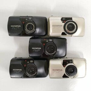 Olympus μ mju Zoom Panorama , Zoom 105 他 コンパクトフィルム 5点セット まとめ ●ジャンク品 [8731TMC]