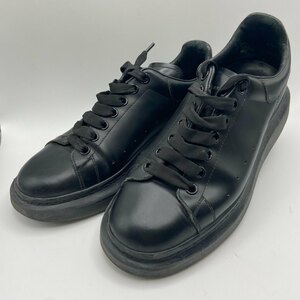 1円～　A-4　80　Alexander McQueen　アレキサンダーマックイーン　スニーカー　オーバーサイドスニーカー　ブラック　サイズ42　553680