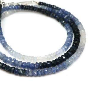 ◆K18 天然サファイアネックレス◆A 約10.3g 約45.5cm sapphire jewelry necklace jewelry ジュエリー EA0/EA0