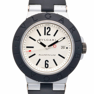 ブルガリ デォアゴノ アルミニウム 腕時計 時計 アルミ AL44TA 自動巻き メンズ 1年保証 BVLGARI 中古