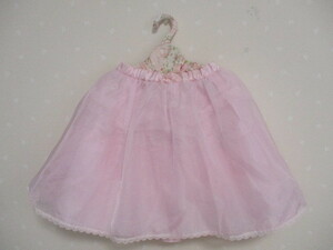 ■ Barbie バービー ■ 可愛いチュールスカート 120Ａ ピンク 0524