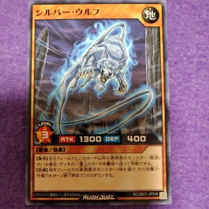 遊戯王 ラッシュデュエル シルバー・ウルフ ノーマル RD/SBD1-JP016