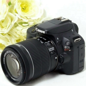 ★届いてスグ使える★キャノン Canon EOS Kiss X7 EF-S 18-55 IS STM レンズキット SDカード付き デジタル一眼レフカメラ