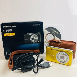 ICH【中古品】 Panasonic パナソニック FH6 イエロー デジタルカメラ 動作未確認 〈94-240315-aa12-ICH〉