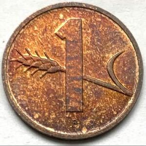 海外コイン　スイス　1ラッペン　2001年