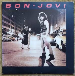 【希少】BON JOVI / BON JOVI (邦題;夜明けのランナウェイ)　(国内盤LP)