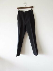 美品 2019AW THE SHINZONE / ザ シンゾーン 19SMSPA04 SLIT PANTS 32 BLACK * スリットパンツ スラックス レディース