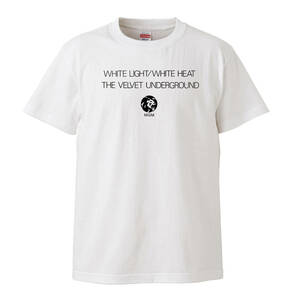 【Mサイズ 白Tシャツ】THE VELVET UNDERGROUND ベルヴェットアンダーグラウンド WHITE LIGHT WHITE HEAT レコード CD LP