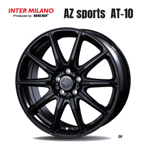 送料無料 ベスト AZ sports AT-10 4B-13 +43 4H-100 (13インチ) 4H100 4B+43【1本単品 新品】