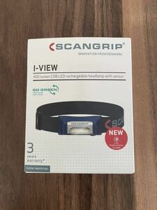 SCANGRIP LEDヘッドライト I-VIEW センサー付き　充電式 USB 新品！！