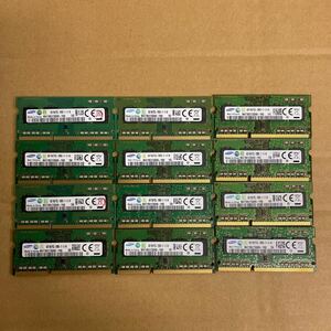 オ39 SAMSUNG ノートPCメモリ 4GB 1Rx8 PC3L-12800S 12枚
