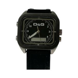D＆G ディーアンドジー 腕時計/ブラック メンズ