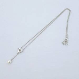 【3738】田崎真珠 STERLING ネックレス P6.5mm パール 真珠 シルバー アクセサリー ジュエリー