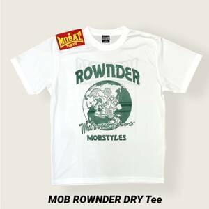 mobstyles モブスタイルス■送料込■限定モデル■MOB ROWNDER ドライTシャツ■白 M■10feet キャンプ 格闘技 修斗 リバーサル mmm ロリクレ