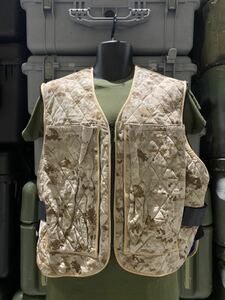 米軍実物 放出 デザート マーパット cooling vest ベスト サイズ XL 激レア キャンプ アウトドア サバゲー 熱中症 対策