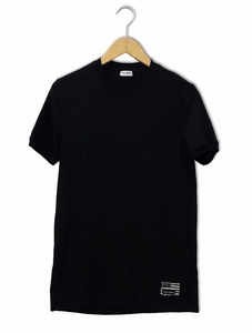 ドルチェ&ガッバーナ ドルガバ DOLCE&GABBANA Patch Logo T-Shirt パッチロゴ Tシャツ 無地 半袖 クルーネック コットン カットソー XS ブ