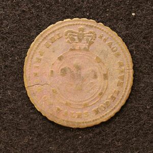 イギリス ヴィクトリア女王 銅貨（1869）コイン・トークン[E4143]