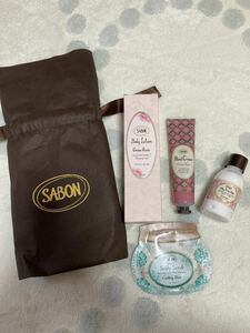 SABON　サボン　ハンドクリーム　ボディローション　ボディミルク　ヘッドスクラブ　グリーンローズ