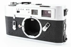 通電,シャッター全速OK Leica M5 Silver Body 縦吊 Range Finder Film Camera ボディ レンジファインダー フィルムカメラ / ライカ M #0825