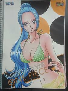 【お風呂ポスター】ONE PIECE　ネフェルタリ・ビビ　メモリアルログ　ハウステンボス