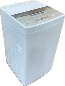 送料無料g30588 全自動洗濯機 4.5kg AQW-S45H 2019年 高濃度クリーン浸透 お好み設定 残時間表示 槽自動おそうじ 
