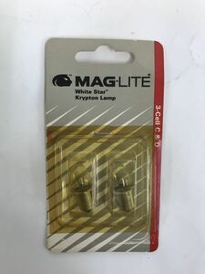 USA マグライト MAGLITE 3-CELL C＆D ホワイトスター 3セルC＆D用 クリプトンスペア球