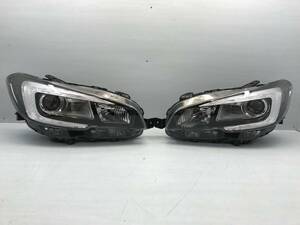 85004+104076　 美品　WRX　前期　VAG　ヘッドライト　左右　イチコ　1877　LED　ユニット　S4ES　レンズ再生済