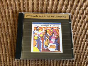 24k gold ゴールドCD XTC/ORANGES&LEMONS Mobile fidelity Sound Lab モービル・フィデリティ mfsl UDCD682 24カラット