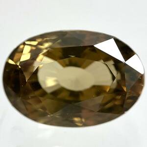 ●天然ジルコン4.542ct●m 約10.2×7.0mm ルース 裸石 zircon宝石 ジュエリー ソーティング 付き