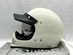 ⑦SHOEI ショウエイ EX-ZERO フルフェイスヘルメット XLサイズ オフホワイト バイザー インナーシールド 装備