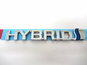 【送料込・未使用品】 トヨタ プリウス 純正 フェンダー パネル用 サイド 左 エンブレム HYBRID 75374-47150 (n094645)