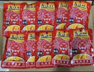 烏江ザーサイ 鮮脆菜絲 麻辣味 80g ×8袋セット おつまみ ビール