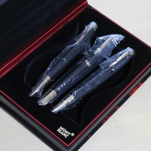 ○ モンブラン MONTBLANC 作家シリーズ 2006 ヴァージニア・ウルフ 万年筆 ボールペン ペンシル 3本セット 正規品 未使用 ○